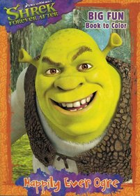 Dreamworks Shrek Forever After Big Fun Book to Color 