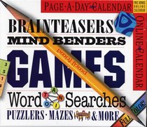 Brainteasers, Mind Benders, Games, Word Searches, Puzzlers, Mazes & More Calendar 2007 (Large Page-A-Day)