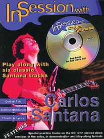In Session with Carlos Santana: Guitar TAB (Book & CD)