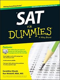 SAT For Dummies, with Online Practice
