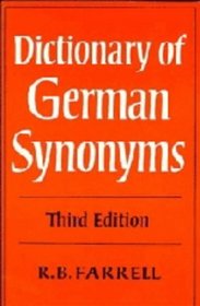 Dictionary of German Synonyms