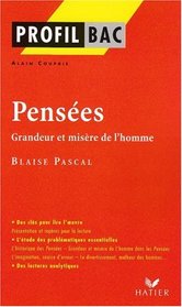 Profil D'Une Oeuvre: Pensees (French Edition)