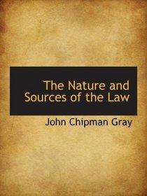 The Nature and Sources of the Law