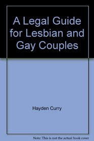 A legal guide for lesbian and gay couples (Legal Guide for Lesbian & Gay Couples)