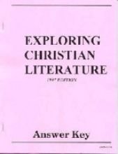 Exploring Christian Literature Answer Ky