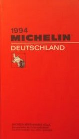 Michelin Red Guide Deutschland 1994 - German Language Edition