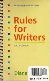Rules for Writers 6e & Writing Across the Curriculum Package