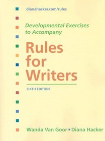 Developmental Exercises to Accompany Rules for Writers