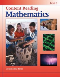 Math Workbooks: Content Reading: Mathematics, Level F - 6th Grade