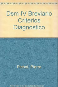 DSM-IV Brevario : Criterios Diagnosticos