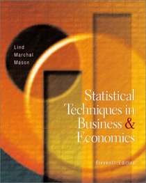 Statistical Techniques in Business and Economics with CD-Rom