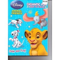 Disney Animal Friends Gigantic fun book to color