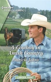 A Cowboy in Amish Country (Amish Country Haven, Bk 2) (Harlequin Heartwarming, No 432) (Larger Print)