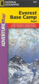 National Geographic Adventure Map Everest Base Camp, Nepal (Adventure Map) Natio