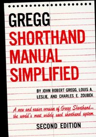 Gregg Shorthand Manual, Simplified