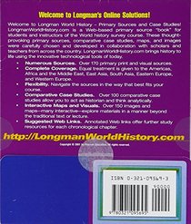 Longman World History: Primary Sources and Case Studies (Student Access Code Card)
