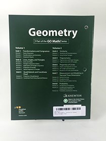 HMH Geometry: Interactive Student Edition Volume 1 2015