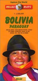 Nelles Bolivia/Paraguay Travel Map