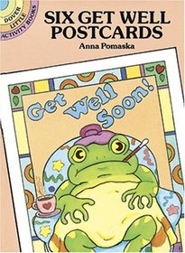 Six Get Well Postcards (Dover Little Activity Books)