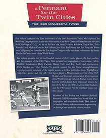 A Pennant for the Twin Cities: The 1965 Minnesota Twins (The SABR Digital Library) (Volume 32)