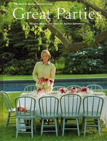 Great Parties: Recipes, Menus, and Ideas for Perfect Gatherings: The Best of Martha Stewart Living