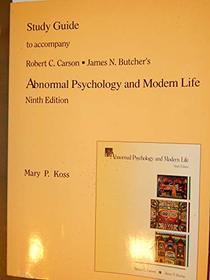 Abnormal Psychology & Modern Life (Study Guide)