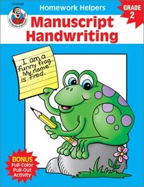 Homework Helper Manuscript Handwriting, Grade 2 (Homework Helpers)