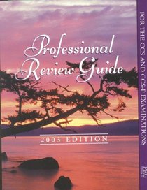 Professional Review Guide for Ccs and Ccs-P Examinations 2003