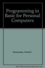 Programming in Basic for Personal Computers