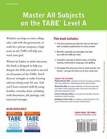 McGraw-Hill Education TABE Level A, Second Edition