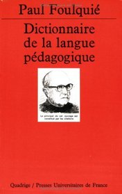 Dictionnaire de la langue pdagogique
