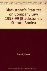 Blackstone's Statutes on Company Law 1998-99 (Blackstone's Statute Books)