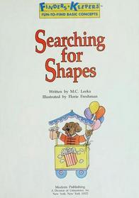 Searching for Shapes (Finders Keepers Fun-To-Find Basic Concepts)
