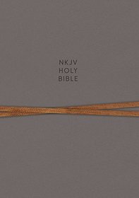 NKJV, Journal the Word Bible, Cloth over Board, Gray, Red Letter Edition, Comfort Print: Reflect, Journal, or Create Art Next to Your Favorite Verses