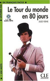 Le Tour Du Monde En 80 Jours Book + MP3 CD (Level 1) (French Edition)