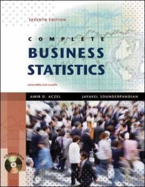 Complete Business Statistics with Student CD (The Mcgraw-Hill/Irwin Series)