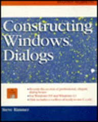 Constructing Windows Dialogs/Book and Disk