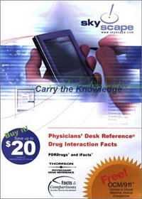 Pdr,ifacts: Physician's Desk Reference + Drug Interaction Facts for Pda, Updated Quarterly, Palm Os: 4.7 Mb, Windows Ce/pocket Pc: 10.4 MB