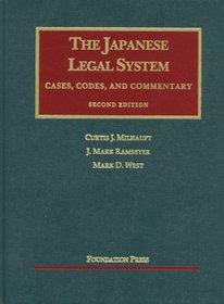 The Japanese Legal System, 2d (University Casebook)