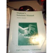 Student's Solutions Manual for Essentials of College Algebra, Alternate Edition