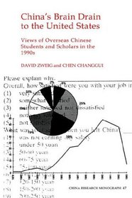 China's Brain Drain to the United States: Views of Overseas Chinese Students and Scholars in the 1990s (China Research Monograph)