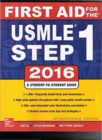 First Aid for the Usmle Step 1, 2016