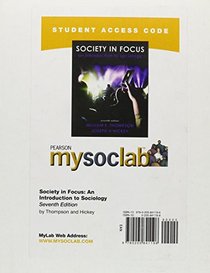 MySocLab Student Access Code Card for Society in Focus (standalone)