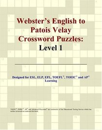 Webster's English to Patois Velay Crossword Puzzles: Level 1
