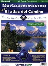 Norteamericano el Atlas del Camino: Estados Unidos, Canada, And Mexico