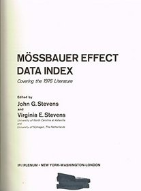 Mossbauer effect data index :: covering the 1976 literature