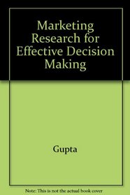 Marketing Research for Effective Decision Making