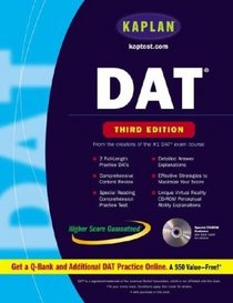 Kaplan DAT with CD-ROM : Third Edition (Kaplan Dat (Dental Admission Test))