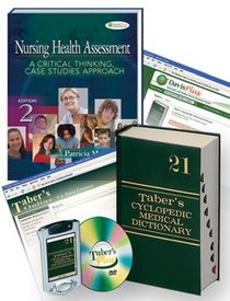 Package of Tabers Cyclopedic Medical Dictionary (Thumb-indexed Version + Taber sPlus DVD), 21st Edition + Nursing Health Assessment, 2nd Edition