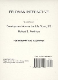 Development Across the Life Span: Feldman Interactive : For Windows and Macintosh